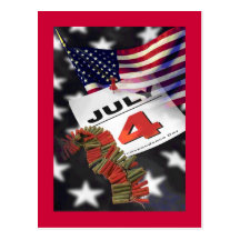 Happy Independence Day Postcards