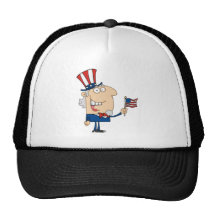 happy independence day trucker hat