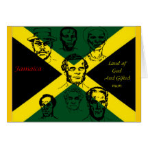 Happy independence jamaica greeting cards