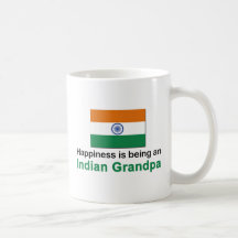 Happy Indian Grandpa Mug