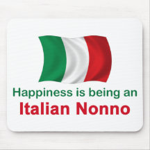 Happy Italian Nonno Mousepad