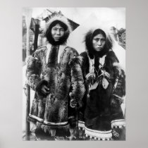 Happy Jack and Wife: 1904 Print