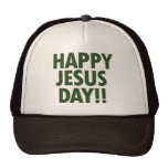Happy Jesus Day Mesh Hats
