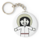 Happy Jesus Keychains