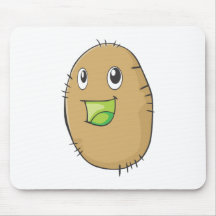 Happy Kiwi Fruit Mousepads