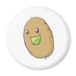 Happy Kiwi Fruit Smiling magnets