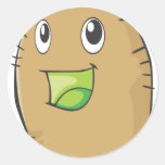 Happy Kiwi Fruit Sticker