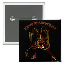 Happy Krampus Day Button