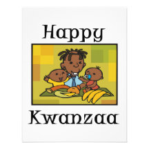 Happy Kwanzaa Family Personalized Invitations