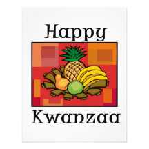 Happy Kwanzaa Fruit Announcements