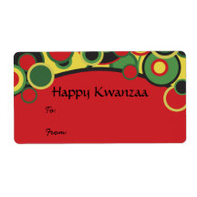 Happy Kwanzaa Gift Labels