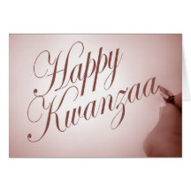 Happy Kwanzaa Greeting Cards