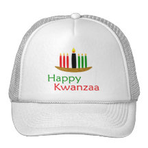 Happy Kwanzaa Mesh Hat