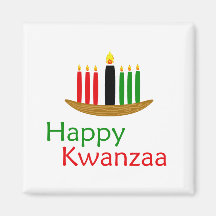 Happy Kwanzaa Refrigerator Magnet
