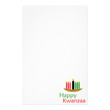 Happy Kwanzaa Stationery Paper