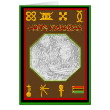 Happy Kwanzaa symbols Card