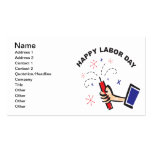 Happy Labour Day Business Cards