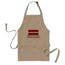 Happy Latvian Grandpa Apron