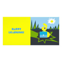 Happy Learning Card Custom Photo Card