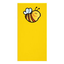 HAPPY LITTLE BUMBLEBEE BEE CARTOON CUTE HONEY INSE PHOTO GREETING CARD