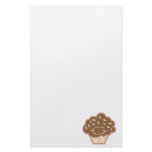 happy little chocolate cupcake custom stationery