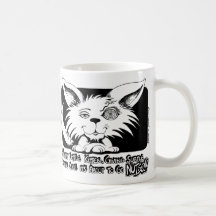 Happy Little Kitten... About to go NUTSO! Coffee Mug