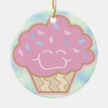 happy little strawberry cupcake christmas ornaments