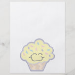 happy little vanilla cupcake flyer design