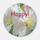 Happy! magnets Spring Apple Blossom Flowers