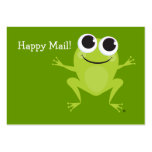 "Happy Mail" Cute frog card - Fun Gift Ideas! business cards