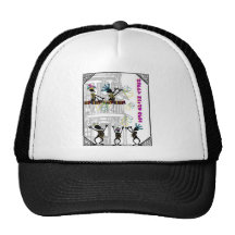 Happy Mardi Gras--Balcony Scene Trucker Hat