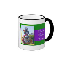 Happy Mardis Gras Clown Mugs