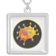 Happy Memorial Day Pendant