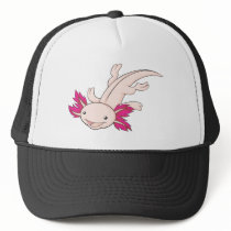 Happy Mexican Axolotl Mesh Hats