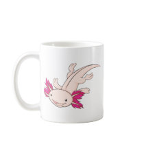 Happy Mexican Axolotl Coffee Mugs