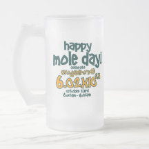 HAPPY MOLE DAY ! (Avogadro's Number) Mugs