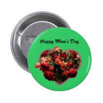 Happy Mom's Button buttons