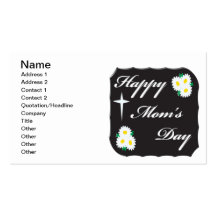 Happy Moms Day Business Cards