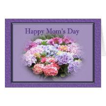 Happy Mom's Day Hydrangea Card