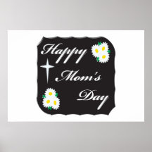 Happy Moms Day Posters
