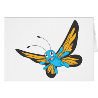 Happy Monarch Butterfly Greeting Card