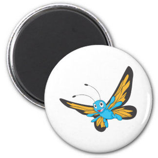 Happy Monarch Butterfly Fridge Magnets