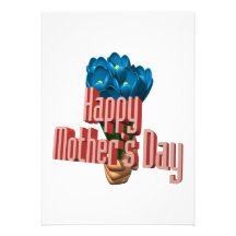 Happy Mothers Day 3 Personalized Announcement