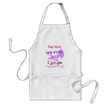 Happy mother's day apron