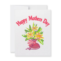 Happy Mother's Day Bouquet Invite