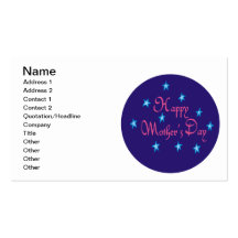 Happy Mothers Day Business Card Template