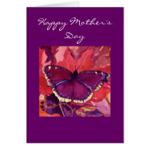 Happy Mother's Day Butterfly Wish Card