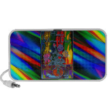 Happy Mothers Day Floral Abstract Travelling Speakers