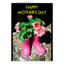 HAPPY MOTHER'S DAY Flower card