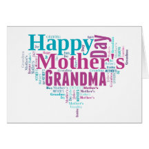 Happy Mothers Day Grandma Card